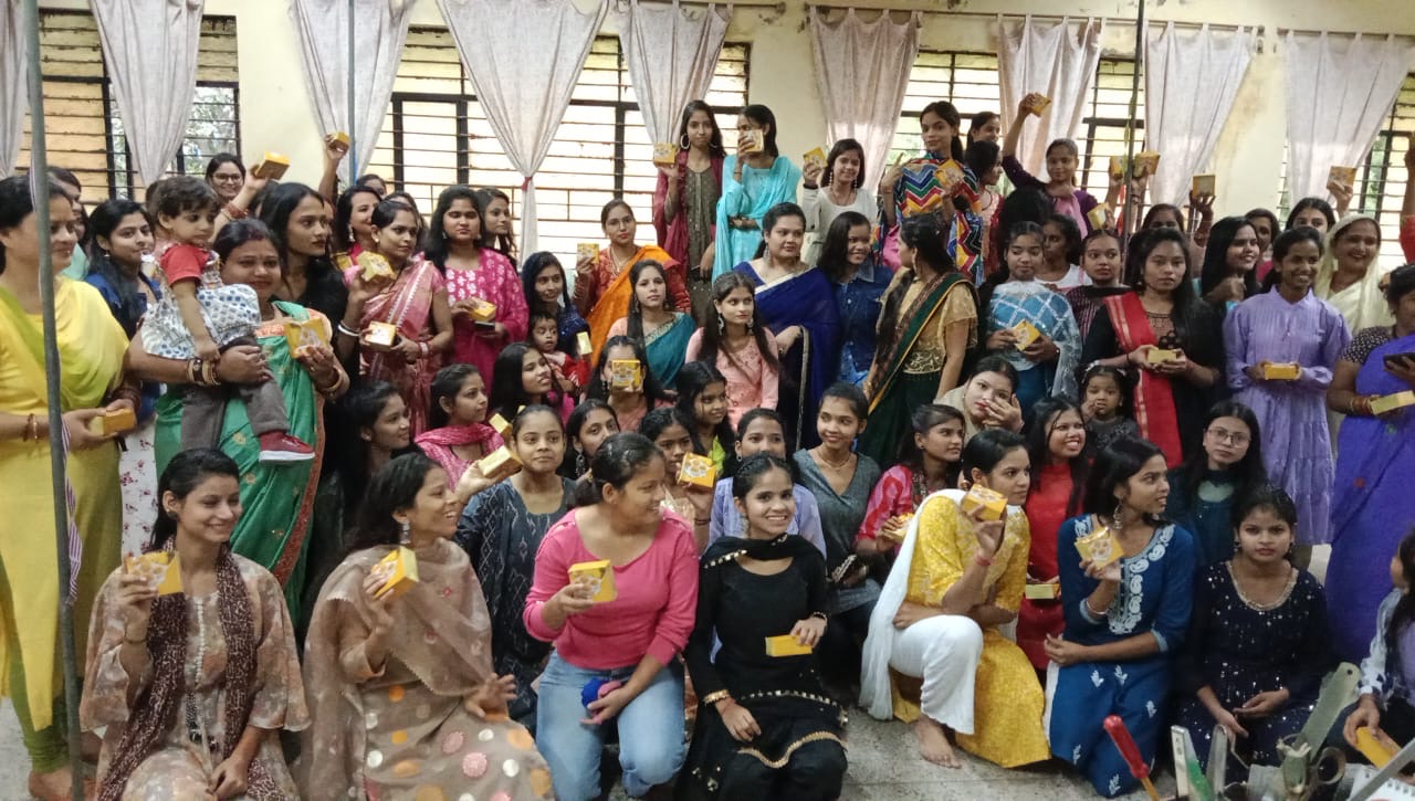 Women beneficiaries gathered together at BMG Foundation